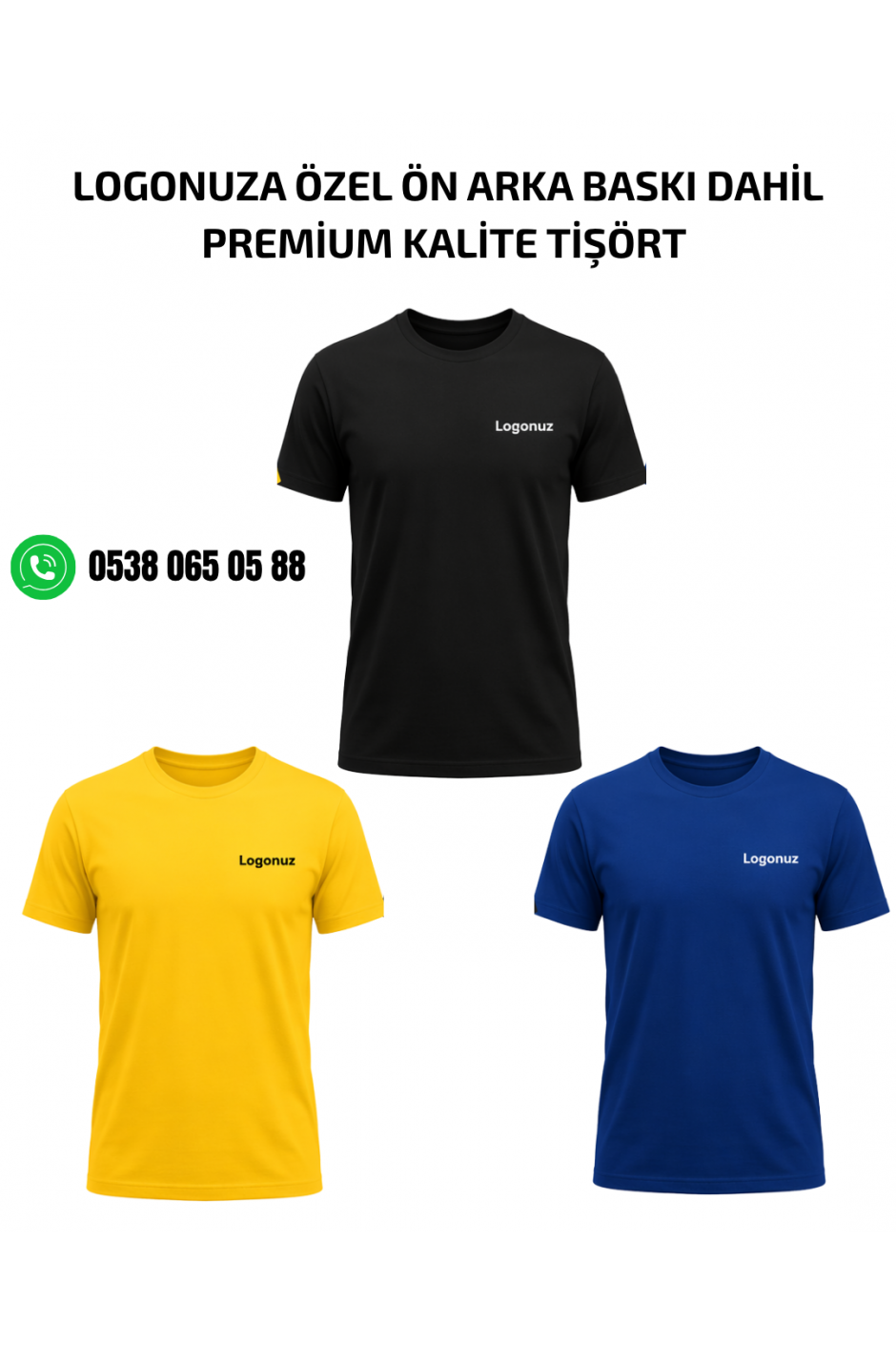 Firmalara Özel Toptan Baskılı Tişört 