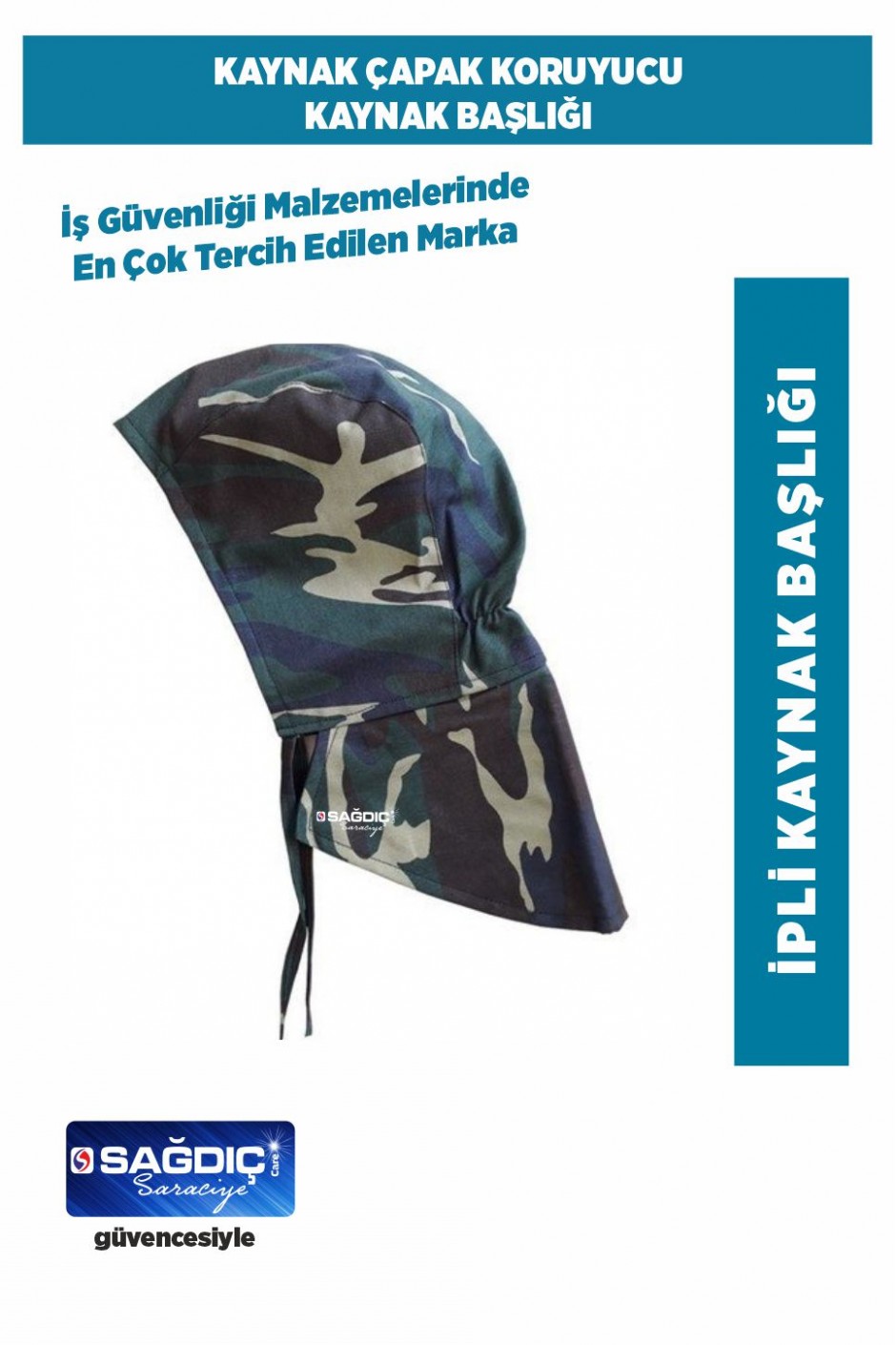 Sağdıç Saraciye İpli Yeşil Kamuflaj Kaynakçı Başlığı