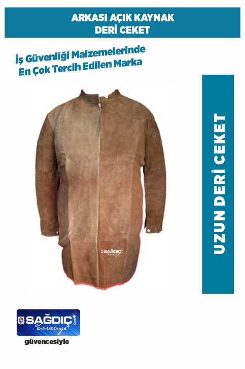 Kaynakçı Deri Ceket Arkasız A-210