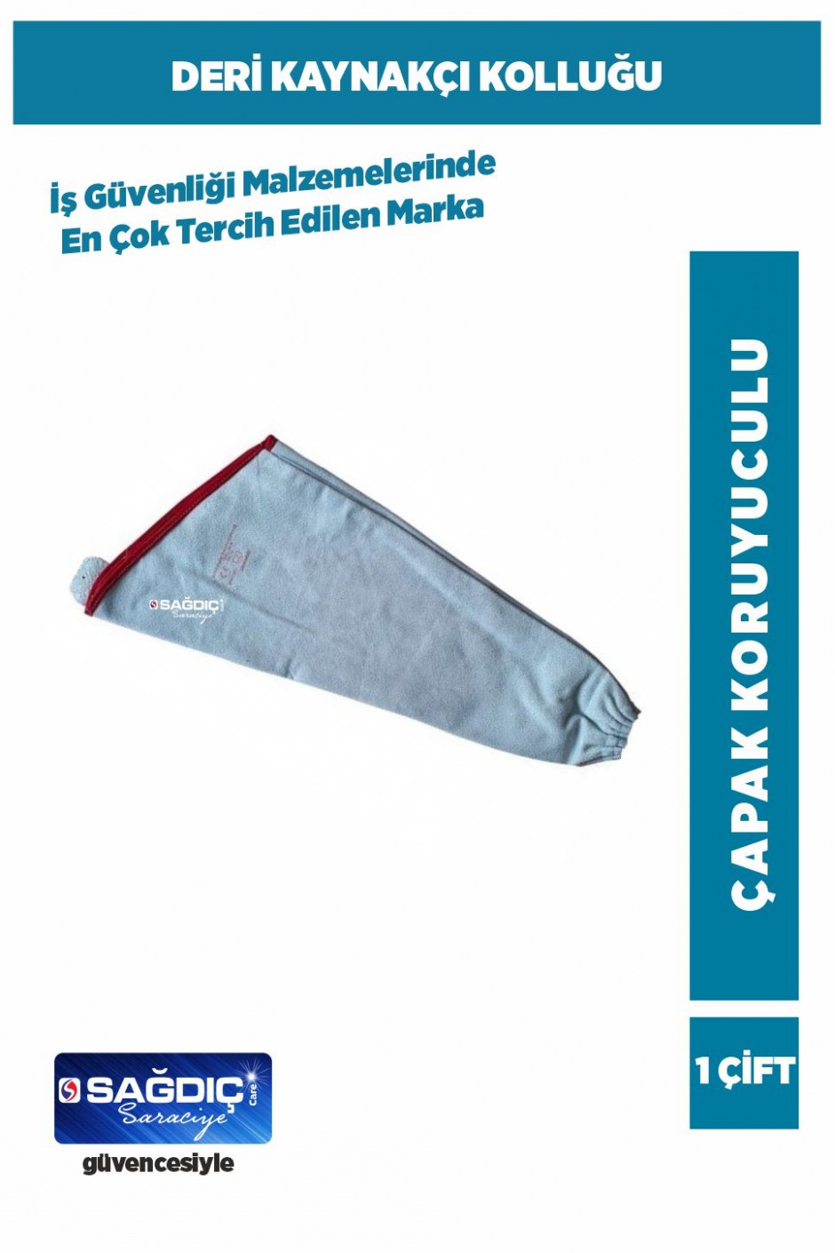 Sağdıç Kaynakçı Deri Uzun Kolluk